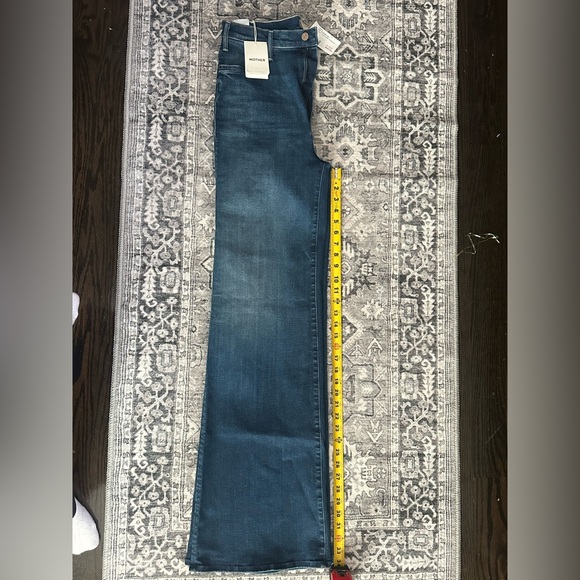 NWT MOTHER Denim The Hustler Roller Heel in wash High Fidelity Size 30 - Picture 5 of 5